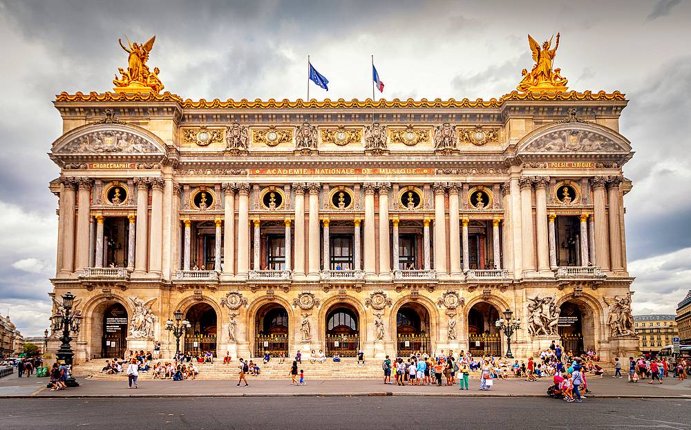 Palais Garnier in the Opéra district