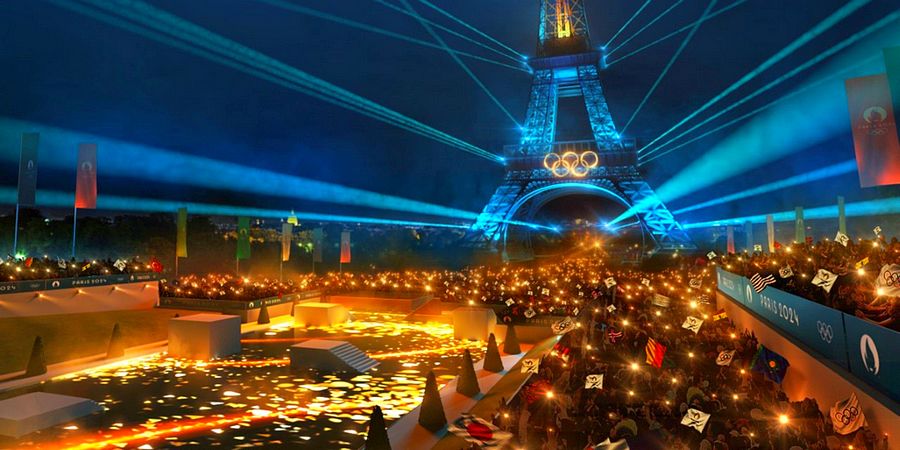 Paris 2024 by night