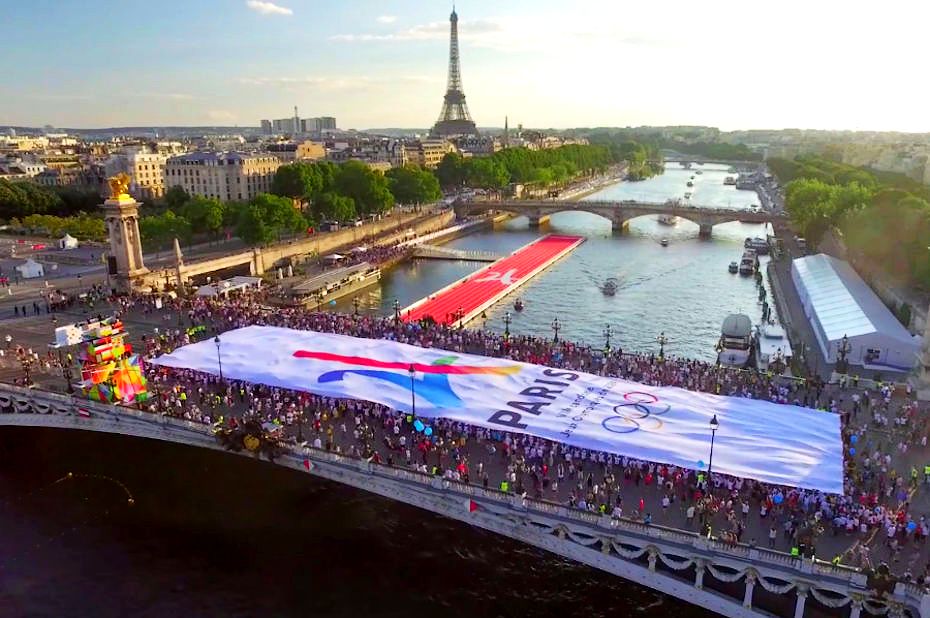 Paris 2024 aerial view